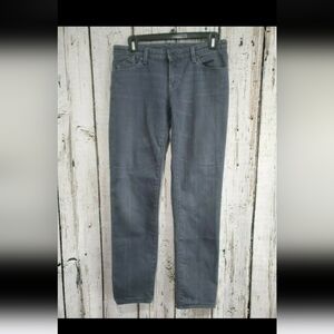 Armani Size 28 Blue Jeans Gray Slim Skinny gray‎ wash denim pants Casual Comfy